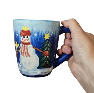 Linens N Things Snowman Christmas 12oz Coffee Mug